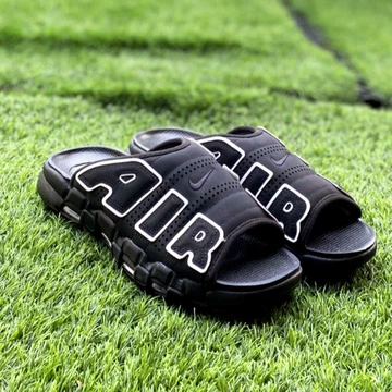 Nike Air More Uptempo Slide Black