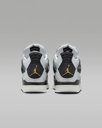 Air Jordan 4 GS Pure Platinum von hinten