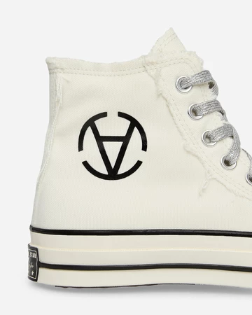 Slam Jam x Converse Chuck 70 High Vintage White Branding
