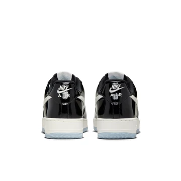 Nike Air Force 1 Black & Iron Grey Paar Fersen