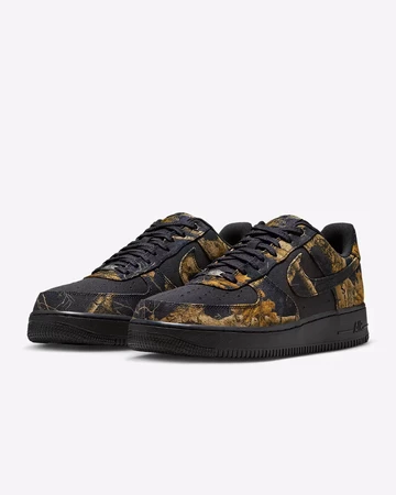 Realtree x Nike Air Force 1 Low Black Camo Profil