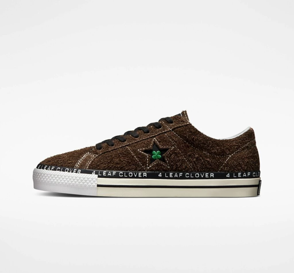 Size 5.5- Converse Patta x One Star Pro Low 4 Leaf Clover Patta Converse One Star Pro 4 Leaf Clover Release Date  main image 3