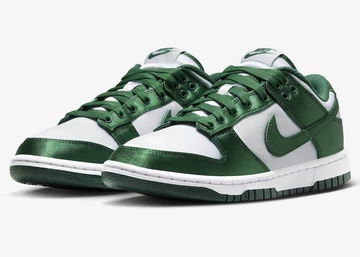 Dunk Low Satin Green White
