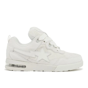 A Bathing Ape Bape Flip Sta M2 Suede White Außenseite