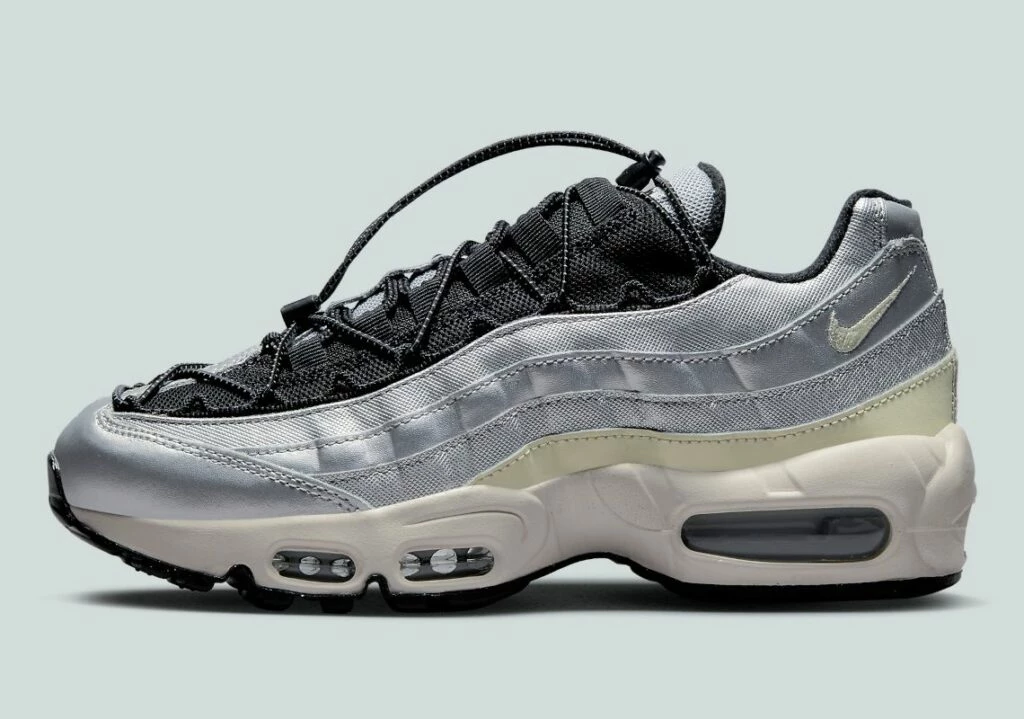 Air max 95 metallic silver on sale