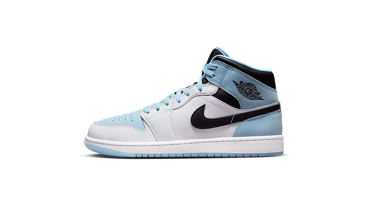 Jordan 1 Mid White Ice Blue