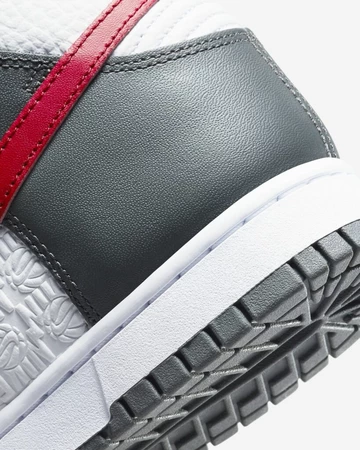 Dunk High Hoops Grey Red