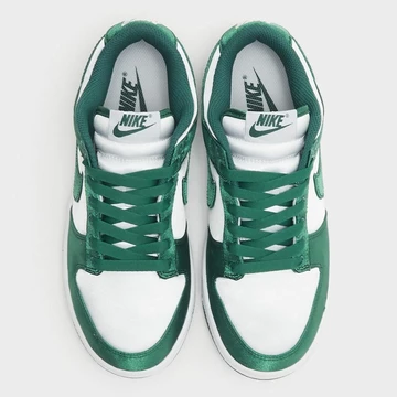 Dunk Low Satin Green White