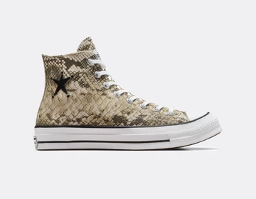 Stüssy x Converse Chuck 70 High Snakeskin Außenseite