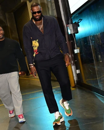 LeBron James Sacai Nike Woven Waffle Jean Paul Gaultier