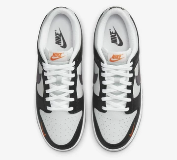 Dunk Low Mini Swoosh Black Grey