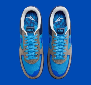 Stash x Nike Air Force 1 Low Harbor Blue von Oben