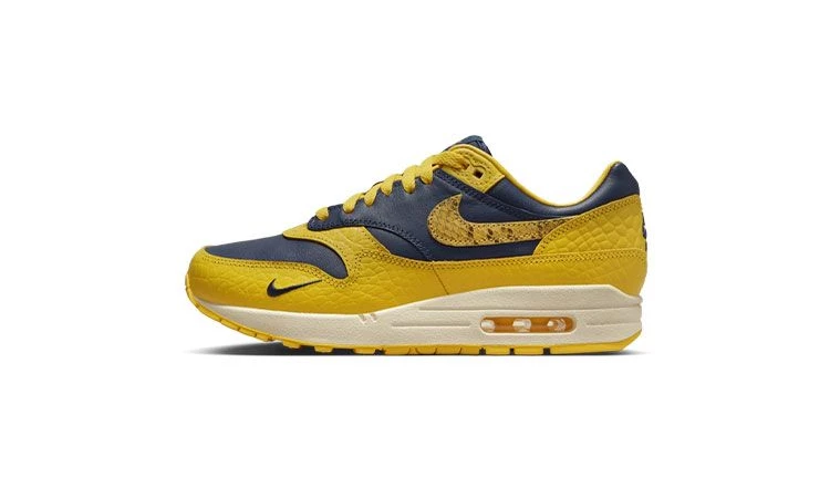 Nike air max 1 blue yellow hotsell