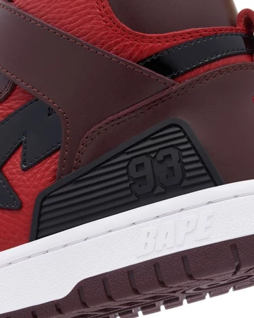 Bape Sta 93 Hi Red