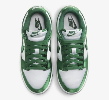 Dunk Low Satin Green White