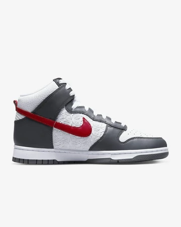 Dunk High Hoops Grey Red