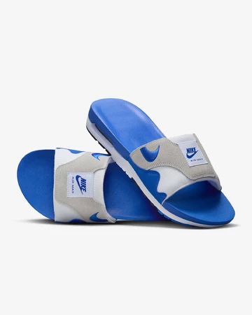 Air Max 1 Slide Royal Blue Paar Motion