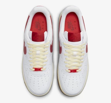 Air Force 1 White Red Cream