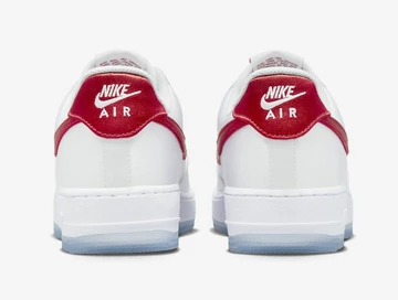 Air Force 1 Satin White Red