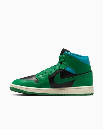Jordan 1 Mid Lucky Green Aqua
