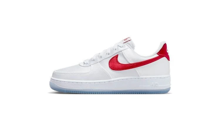Air Force 1 Satin White Red