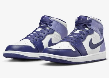 Jordan 1 Mid Sky J Purple White
