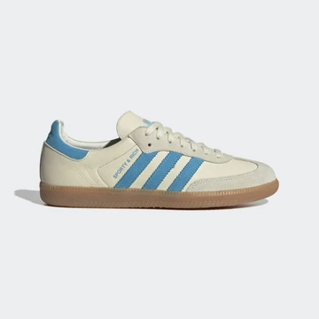 Sporty & Rich adidas Samba OG Beige Blue
