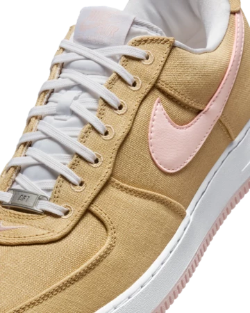 Nike Air Force 1 Canvas Linen Upper Details