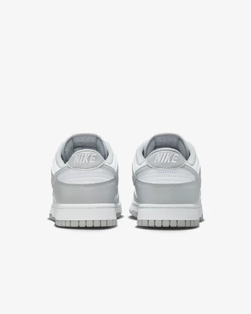 Nike Dunk Low White Light Smoke Grey Paar Fersen