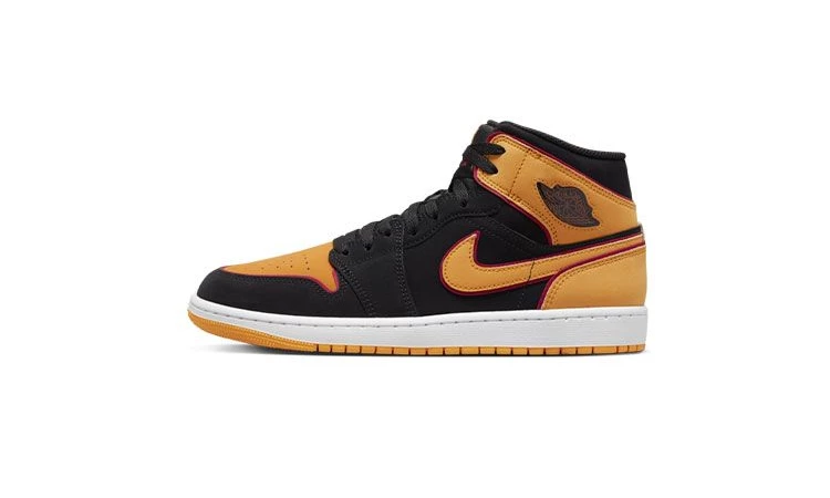 Jordan 1 Mid Fat Tongue Orange