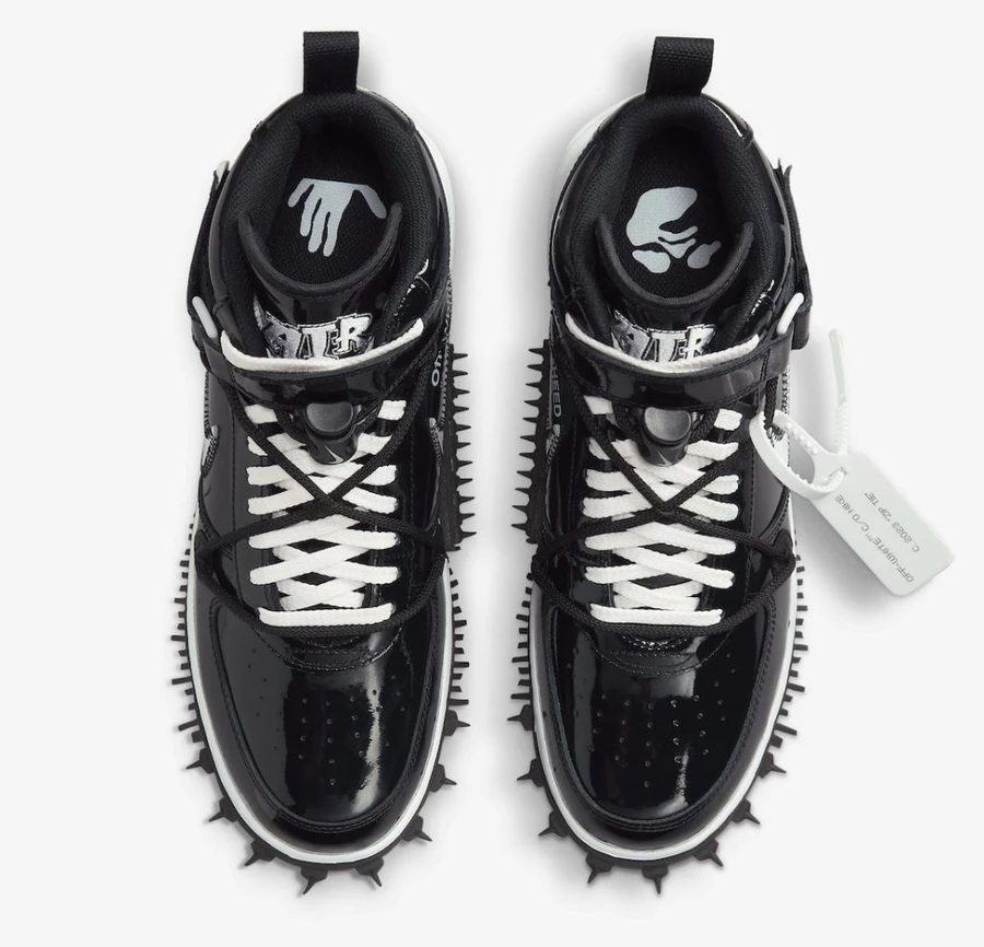 Off White Air Force Mid Sheed DR0500-001 Dead Stock