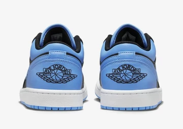 Jordan 1 Low Black University Blue