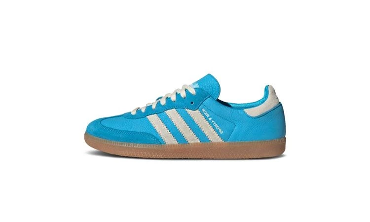 Sporty Rich adidas Samba OG Blue Grey Dead Stock