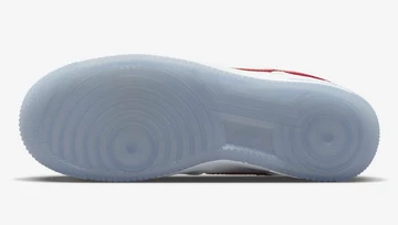 Air Force 1 Satin White Red