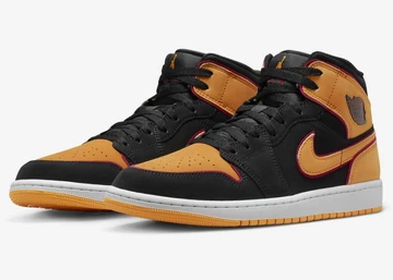 Jordan 1 Mid Fat Tongue Orange