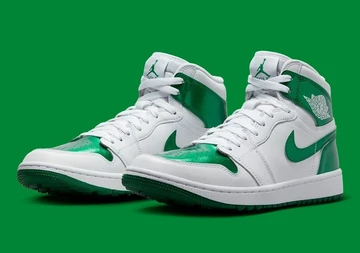 Jordan 1 High Golf Metallic Green