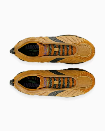 Colour Plus Co. x Saucony Matrix Harvest Wheat Paar von Oben