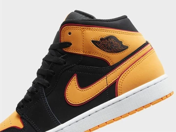 Jordan 1 Mid Fat Tongue Orange