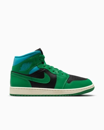 Jordan 1 Mid Lucky Green Aqua