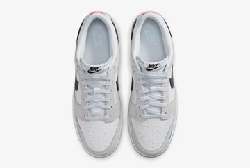 Dunk Low Mini Swoosh Grey Midnight Navy