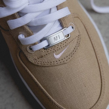 Nike Air Force 1 Canvas Linen Zehen
