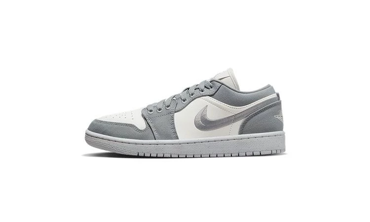 Jordan 1 Low Canvas Light Steel Grey