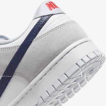 Dunk Low Mini Swoosh Grey Midnight Navy