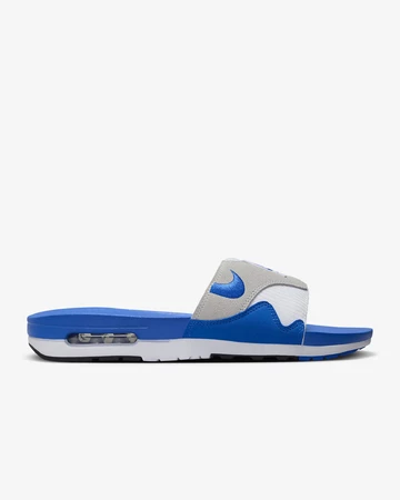 Air Max 1 Slide Royal Blue Außenseite nach rechts gerichtet