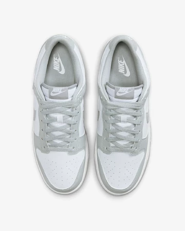 Nike Dunk Low White Light Smoke Grey Paar von oben