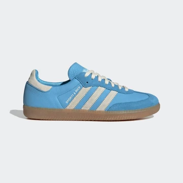 Sporty & Rich adidas Samba OG Blue Grey