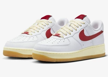 Air Force 1 White Red Cream