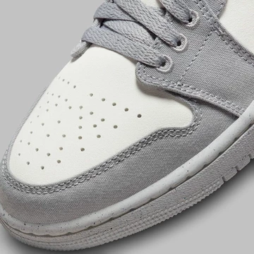 Jordan 1 Low Canvas Light Steel Grey