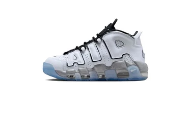 Nike Air More Uptempo White Metallic Silver