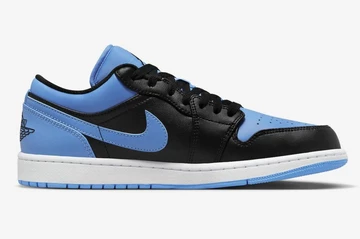Jordan 1 Low Black University Blue